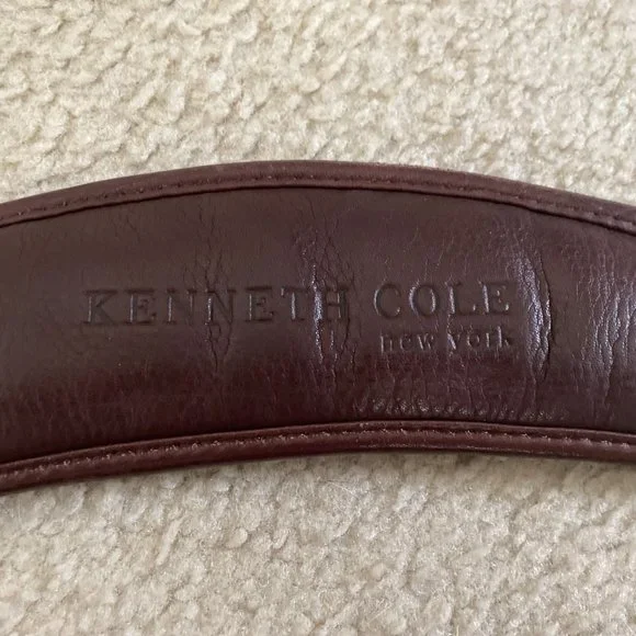 Kenneth Cole Brown Leather Messenger Satchel/Briefcase - Picture 14 of 14